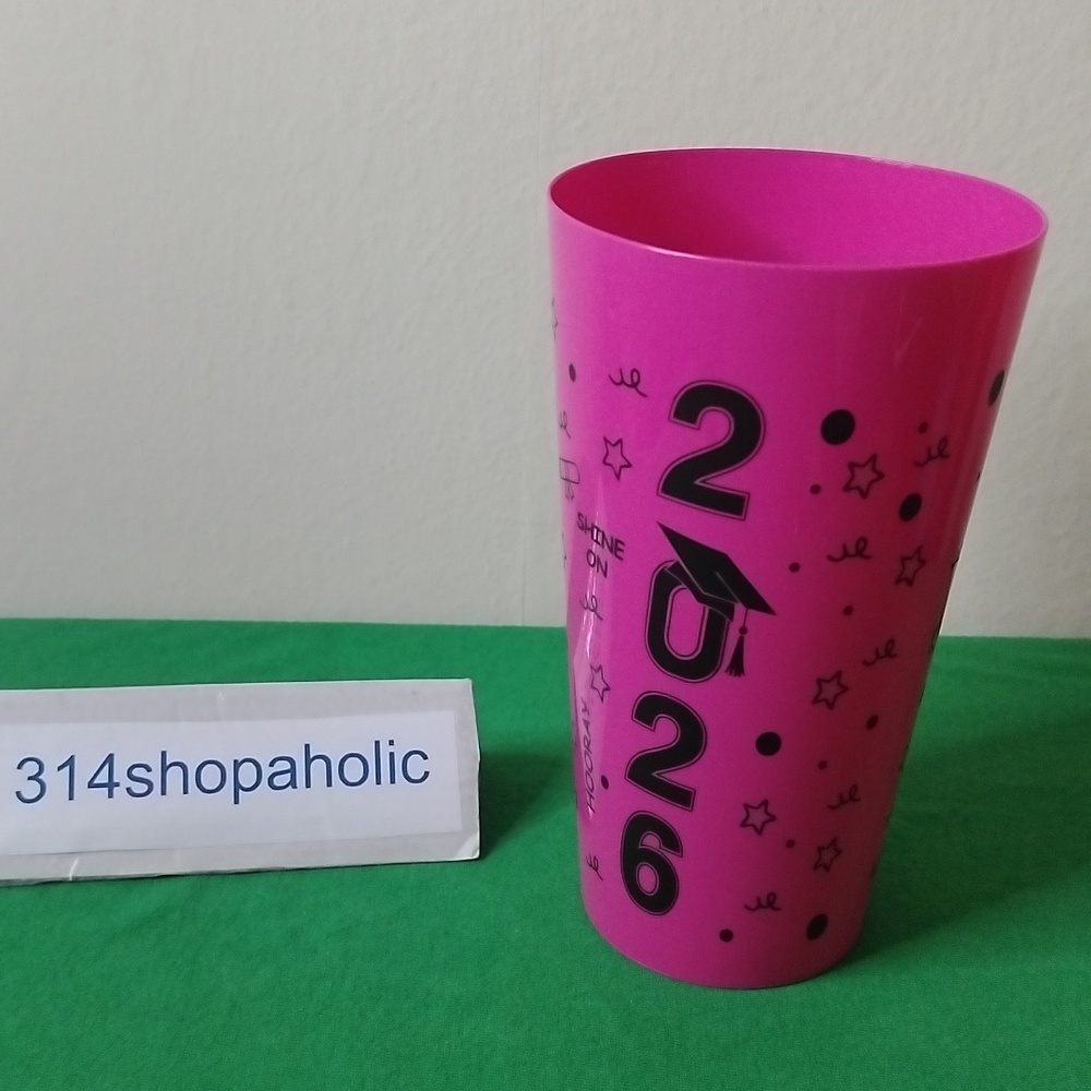 Pink / Black "Class Of 2026" Tumbler